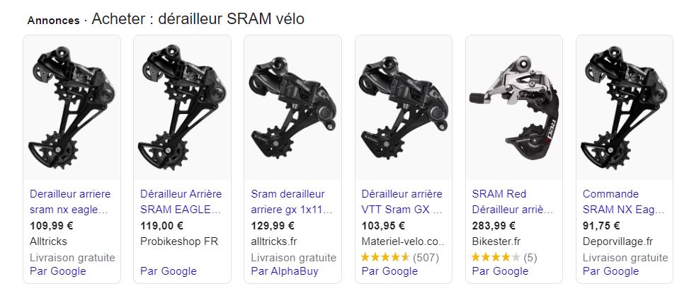 Annonce dérailleur