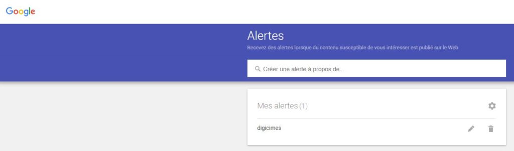 Surveillance e-réputation sur Google Alertes 