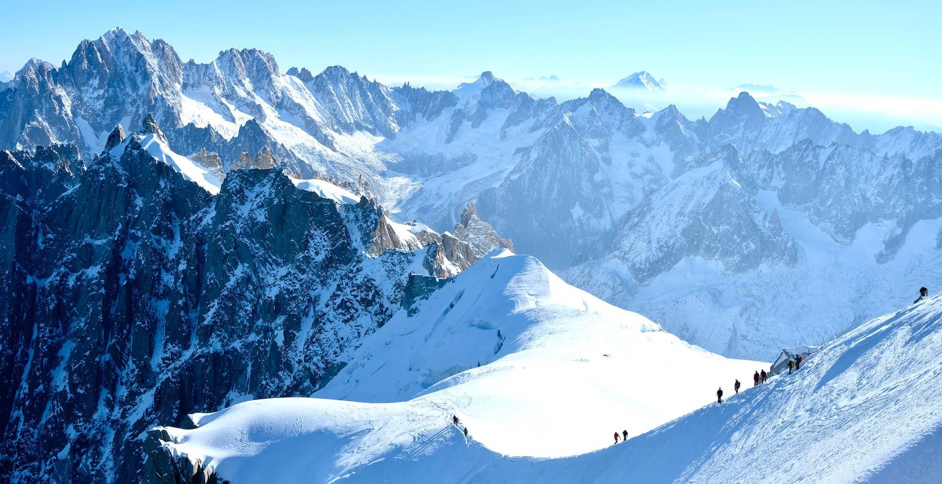 Vallée de Chamonix et massif du Mont-Blanc