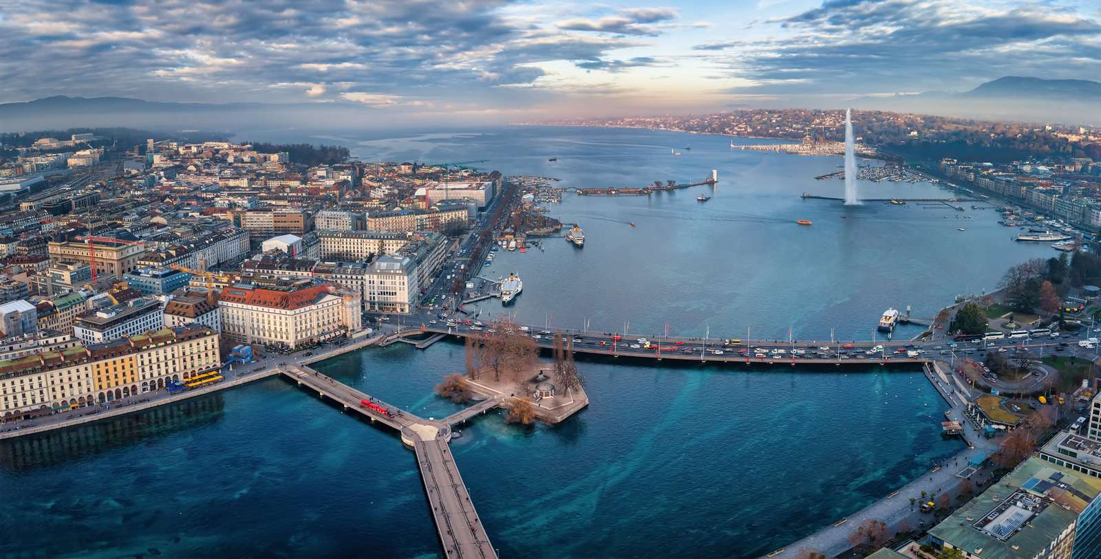 Vue de Genève, Suisse